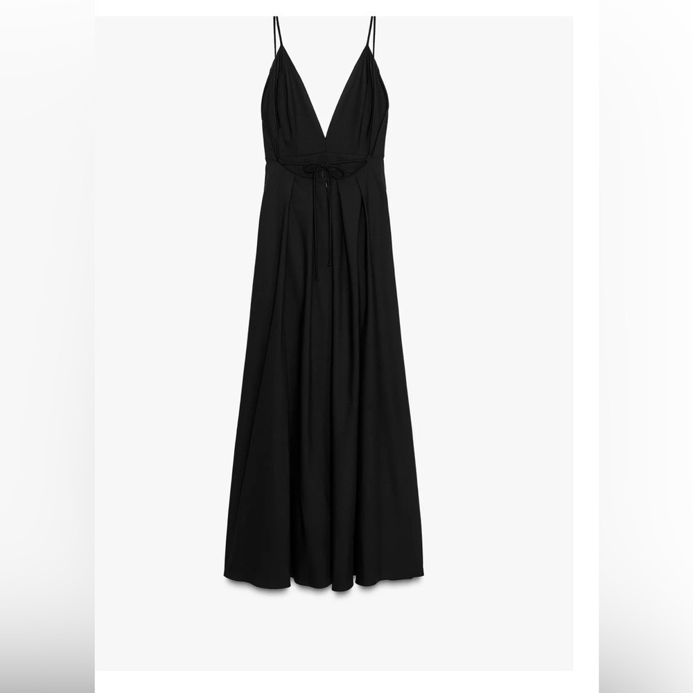 Zara Black Strappy Maxi Dress - Picture 6 of 10